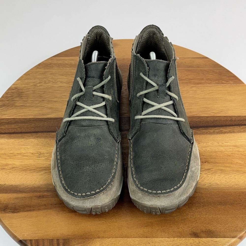 Mens Merrell Orbit Glove Brown Leather Athletic Mid Trail Sneakers Shoes Size 10 - Picture 6 of 8